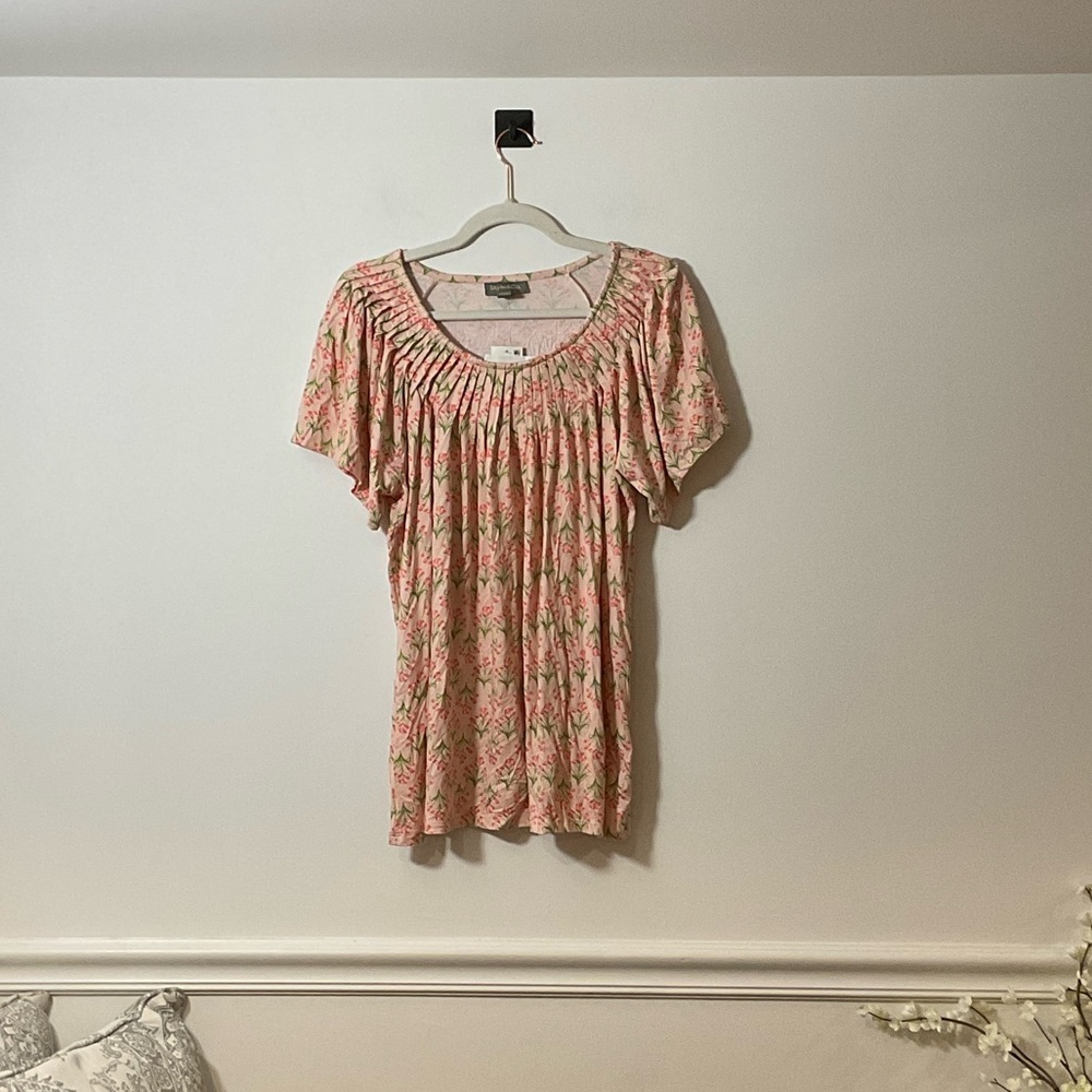 Style & Co. Pink Floral Blouse